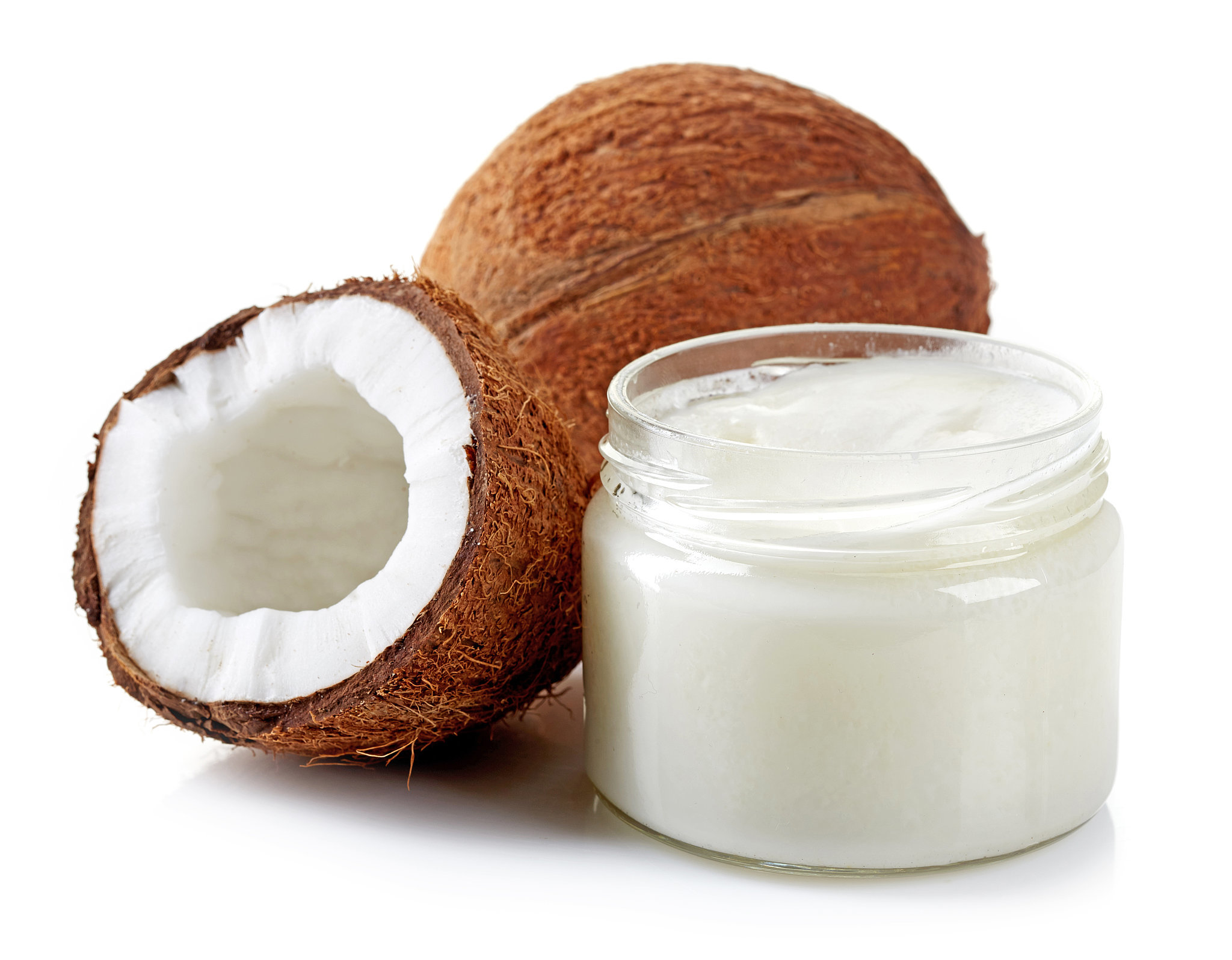 Noix de coco à base de crème hydratante