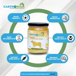 Earthomaya A2 Desi Cow Ghee Benefits